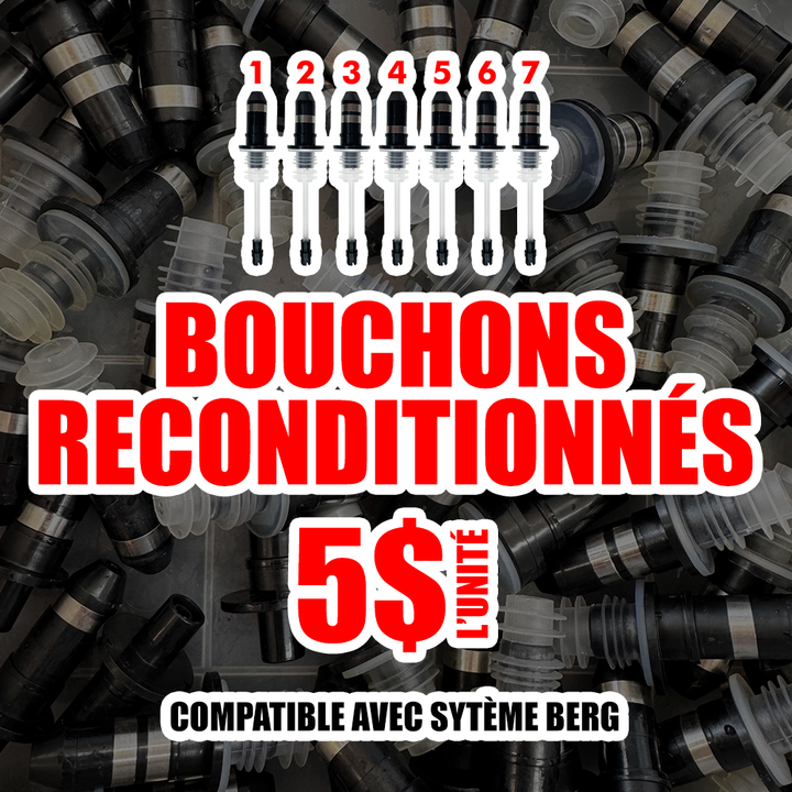 Bouchons Berg RECONDITIONNÉ | USAGÉ