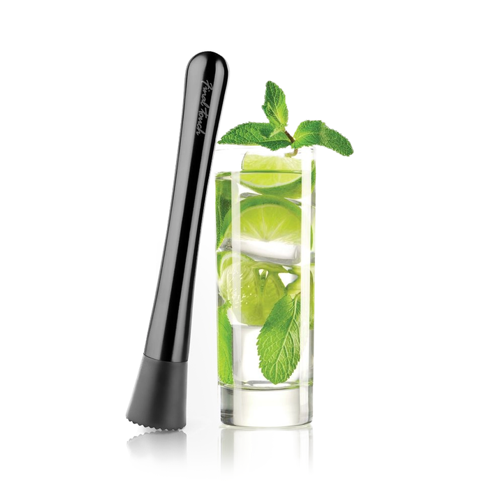 Pilon à cocktail - Noir chromé