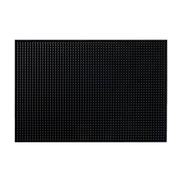 Tapis de Service Noir 12'' X 18''