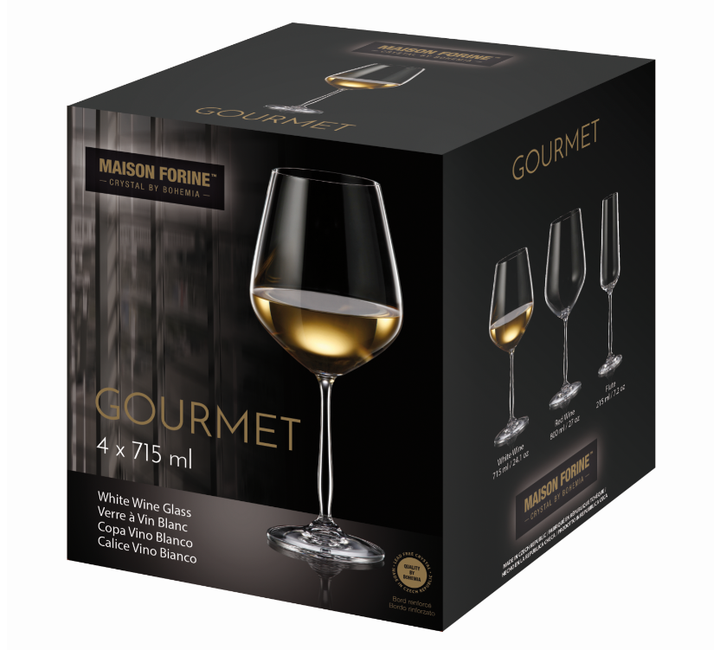 White wine glass 715 ml GOURMET - box of 4